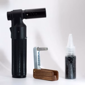 Phönix K8 8mm wiederverwendbarer Edelstahl Aktivkohlefilter Set - Nussbaum